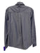 Kal Rieman Size 2 Navy & Light Blue Long Sleeve stars Collar Button up Top Navy & Light Blue / 2
