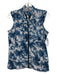 Lululemon Size 6 Light Gray & Blue Polyester Collar Tie Dye Pockets Zip Up Vest Light Gray & Blue / 6