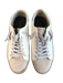 Shu Shop Shoe Size 7 White & Beige Manmade Material Almond Toe Lace Up Shoes White & Beige / 7