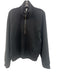 Spanx Size L Black Modal Quarter Zip Long Sleeve Pull Over Jacket Black / L