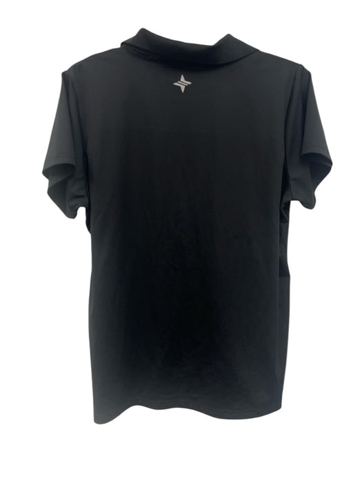 Tuckernuck Size L Black Polyester Collared Polo Short Sleeve Top Black / L