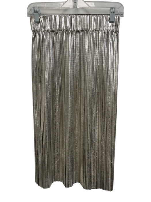 Isabel Etoile Marant Size 36 Gold & Silver Polyester Metallic Foil Midi Skirt Gold & Silver / 36
