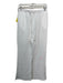 Kerri Rosenthal Size Medium White Cotton Textured Pockets Wide Leg Pants White / Medium