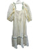 Farm Rio Size S Pastel Yellow, Green & Blue Cotton 1/2 Balloon Sleeve Dress Pastel Yellow, Green & Blue / S