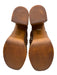 Anthropologie Shoe Size 38 Brown Suede Silver Studded Strap Clogs Brown / 38