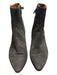 Aquatalia Shoe Size 8.5 Gray Suede Pointed Toe Ankle Height Side Panel Booties Gray / 8.5