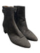 Aquatalia Shoe Size 8.5 Gray Suede Pointed Toe Ankle Height Side Panel Booties Gray / 8.5