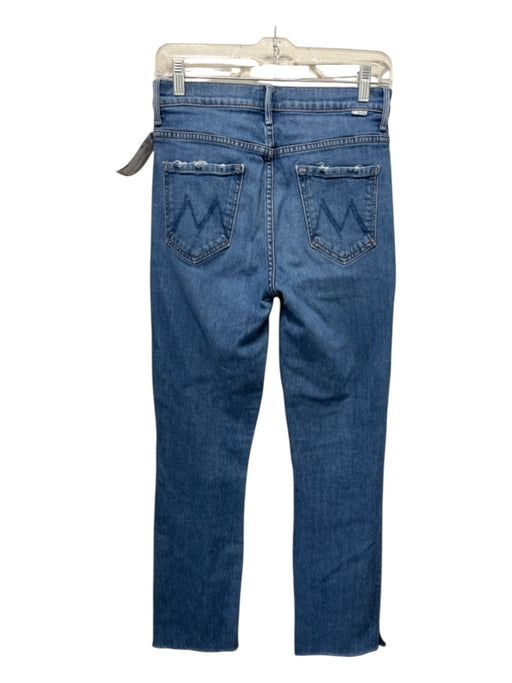 Mother Size 28 Light Wash Cotton Denim Mid Rise Slim Fit Zip Fly Jeans Light Wash / 28