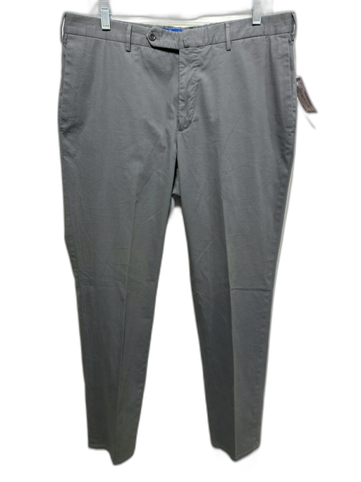Incotex Size 36 Gray Cotton Blend Solid Khakis Men's Pants Gray / 36