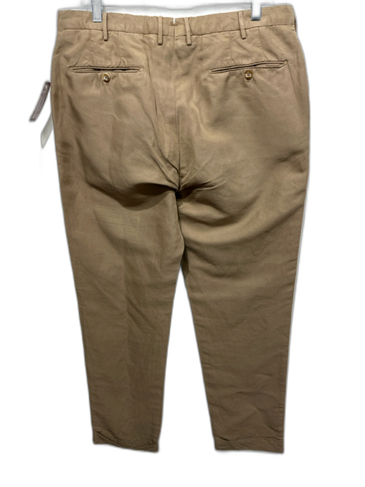 Incotex Size 36 Dark Tan Cotton Solid Khakis Men's Pants Dark Tan / 36