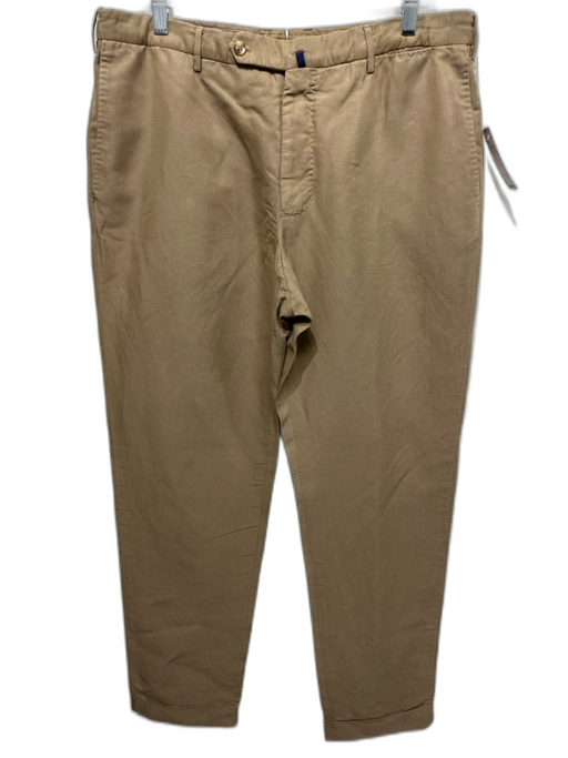 Incotex Size 36 Dark Tan Cotton Solid Khakis Men's Pants Dark Tan / 36