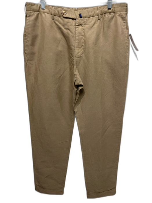 Incotex Size 36 Dark Tan Cotton Solid Khakis Men's Pants Dark Tan / 36