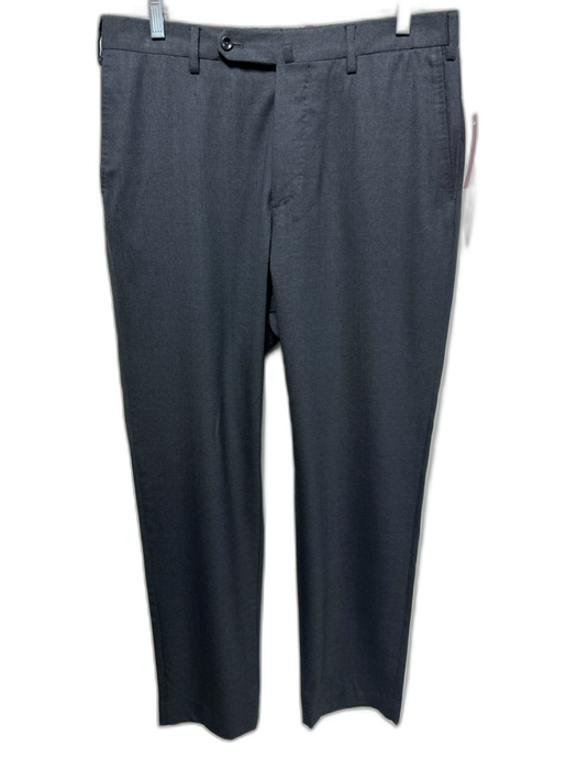 Incotex Size 35 Gray Wool Solid Dress Men's Pants Gray / 35