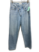 Agolde Size 25 Light Wash Cotton Denim High Rise Button Fly Wide Leg Jeans Light Wash / 25