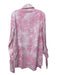 Michael Kors Collection Size 4 Pink & White Cotton Button Down Tie Dye Top Pink & White / 4