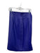 Evan Arpelli Size 8 Purple Leather darted Pencil High Rise Knee length Skirt Purple / 8