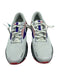 Brooks Shoe Size 9 White Gray Purple Synthetic Lace Low Top Running Sneakers White Gray Purple / 9