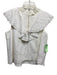 Pilcro Size M Cream White Cotton & Linen Sleeveless Quarter Button Top Cream White / M