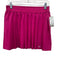 Alo Yoga Size M Fuschia Pink Polyester Blend Elastic Waist Pleated Mini Skirt Fuschia Pink / M