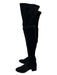 Dolce Vita Shoe Size Est 7 Black Suede Knee High Almond Toe Boots Black / Est 7