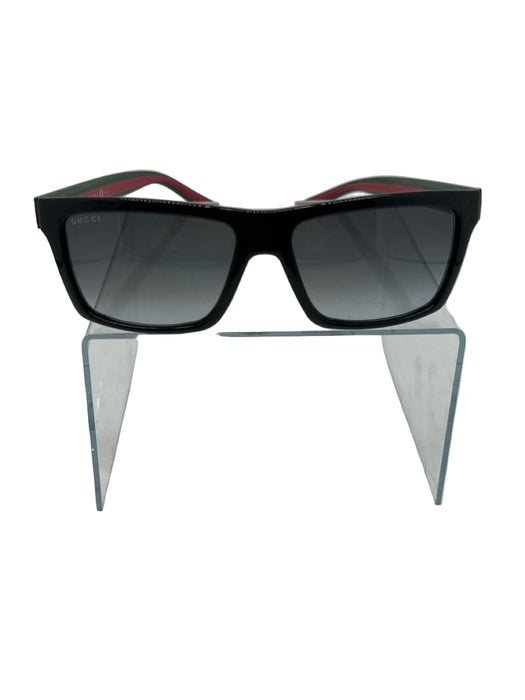 Gucci Black Plastic Solid Men's Sunglasses