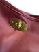 Mulberry Burgundy Red Leather Braided Detail Toggle Close Two Strap Tote Bag Burgundy Red / Large