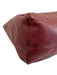 Mulberry Burgundy Red Leather Braided Detail Toggle Close Two Strap Tote Bag Burgundy Red / Large