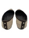 Gucci Shoe Size 40 Beige & Brown Textile & Leather Upper Logo Round Toe Flats Beige & Brown / 40