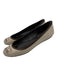 Gucci Shoe Size 40 Beige & Brown Textile & Leather Upper Logo Round Toe Flats Beige & Brown / 40