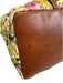 Dolce & Gabbana Yellow, Pink, Gray, Black Canvas Leather trim Floral Logo Bag Yellow, Pink, Gray, Black / Medium
