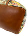 Dolce & Gabbana Yellow, Pink, Gray, Black Canvas Leather trim Floral Logo Bag Yellow, Pink, Gray, Black / Medium