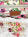 Dolce & Gabbana Yellow, Pink, Gray, Black Canvas Leather trim Floral Logo Bag Yellow, Pink, Gray, Black / Medium