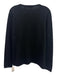 Saks Fifth Ave Size 3X Black Cashmere Long Sleeve Button Front Knit Sweater Black / 3X
