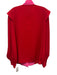 Tuckernuck Size XL Pink & Red Polyester Long Sleeve Pleated Colorblock Top Pink & Red / XL