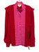 Tuckernuck Size XL Pink & Red Polyester Long Sleeve Pleated Colorblock Top Pink & Red / XL