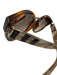 Burberry Mixed Brown Acetate Tortoise Plaid Gold Hardware Round Sunglasses Mixed Brown