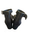 Vince Shoe Size 7.5 Black Leather open toe Block Heel Ankle Strap Shoes Black / 7.5