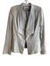 Lamarque Size 6 Mint Leather Silver Hardware Shoulder Pads Suede Jacket Mint / 6