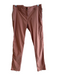 Anatomie Size M Mauve Polyester Blend Silver Hardware Zipper Detail Pants Mauve / M