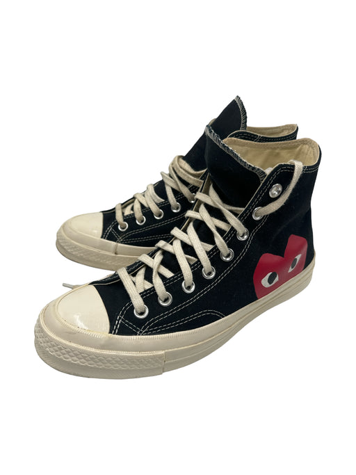 Converse x Comme Des Garcon Shoe Size 10 Black, White & Red Canvas Sneakers Black, White & Red / 10