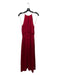 Zimmerman Size 1 Red Silk Sleeveless Back Keyhole Maxi Front Cut Out Dress Red / 1