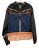 PE Nation Size S Navy Blue, Black, Orange Polyester Color Block Zip Up Jacket Navy Blue, Black, Orange / S