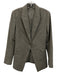 Theory Size 4 Gray Long Sleeve Heathered Flap Pockets Blazer Jacket Gray / 4