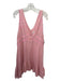 Intimately Free People Size XS Pink & Yellow Viscose Tank V Front & Back Dress Pink & Yellow / XS