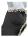 Bardot Size XS Black Polyester Embellished Strapless Back Zip Midi Dress Black / XS