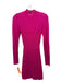 Anthropologie Size XXS Hot pink Acrylic & Nylon Ribbed Fabric Block Mini Dress Hot pink / XXS