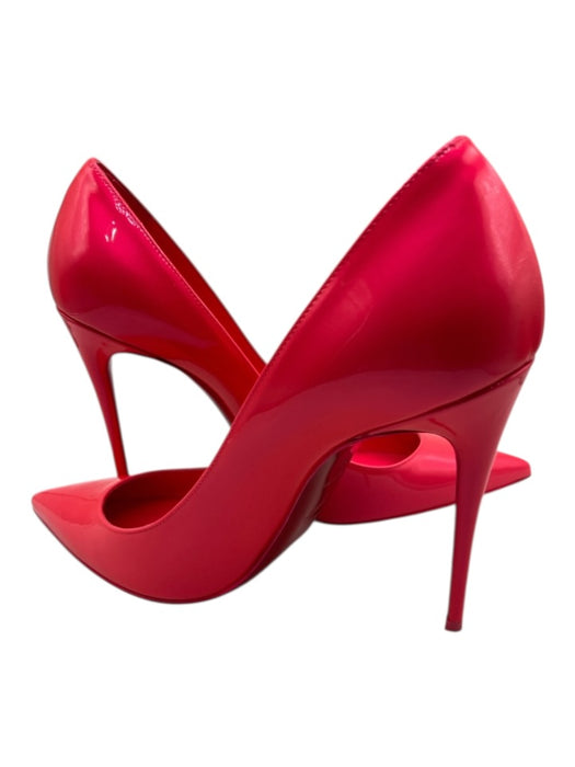 Christian Louboutin Shoe Size 8.5 Pink Patent Leather Pointed Toe Stiletto Pumps Pink / 8.5