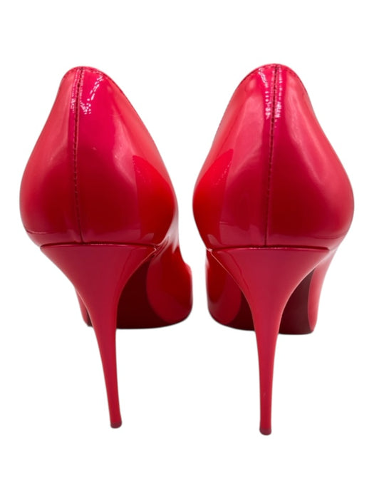 Christian Louboutin Shoe Size 8.5 Pink Patent Leather Pointed Toe Stiletto Pumps Pink / 8.5