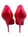 Christian Louboutin Shoe Size 8.5 Pink Patent Leather Pointed Toe Stiletto Pumps Pink / 8.5