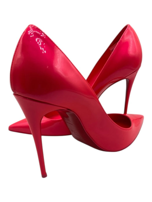 Christian Louboutin Shoe Size 8.5 Pink Patent Leather Pointed Toe Stiletto Pumps Pink / 8.5